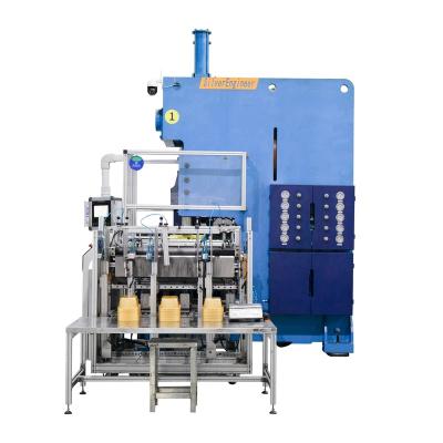 China Factory automatic semi-automatic aluminum foil food packaging container aluminum foil machine for sale