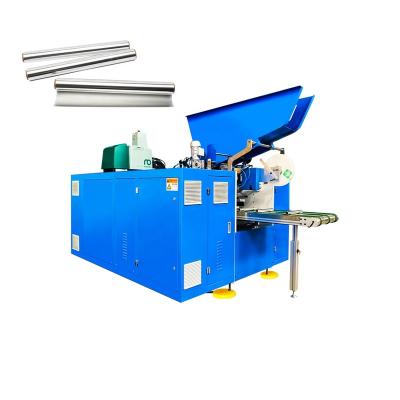 China Automatic Food Six Axis Kitchen Aluminum Foil Roll Cutting Rewinding Machine for sale