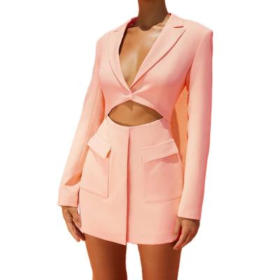 China 2021 New Promotion Fashion Casual Solid Color Women Breathable One-Piece Suit Clothes for sale