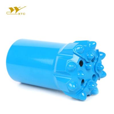 China T38 Drilling Knob Rock Mining Drill Bits / Threaded Drilling Bits for sale