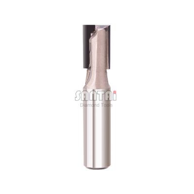 China Excellent Suitable Durable Bronze Coated CNC Diamond Long Spindle Bottom Cleaning Straight Milling Cutter for sale