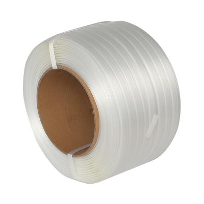 China Manual Wrapping Composite Tape Polyester Strapping Strap With Special Discount for sale