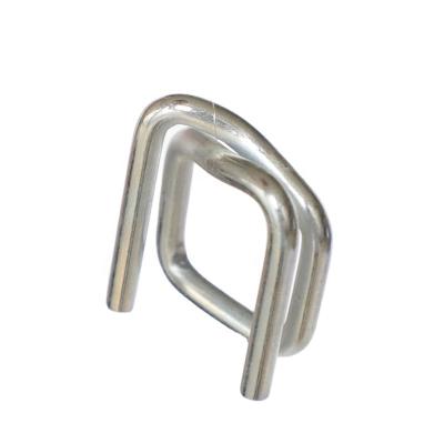 China Manual Wrapping Galvanized Wire Buckle For Compound Rope Strapping for sale