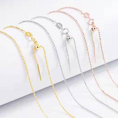 China Fashionable fashion bead soft chain can be adjusted length at will for sale