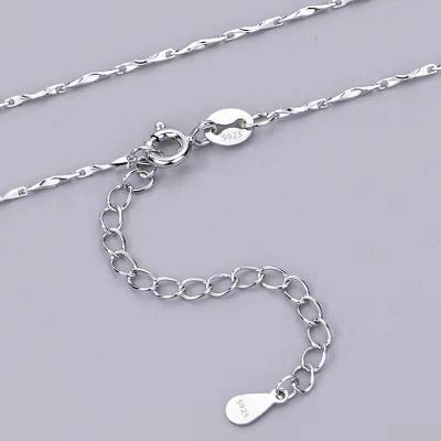 China Trendy Fashion Treasure S925 Silver Chain Is Suitable For Matching Pendant Or Plain Strap for sale