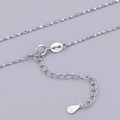 China Fashion S925 Sky Pendant Silver Star Necklace Soft Necklace for sale