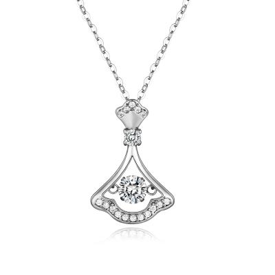 China Romantic Little Skirt Smart S925 Silver Necklace for sale