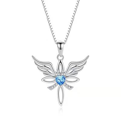 China Fashion Angel Wings S925 Sterling Silver Pendant for sale