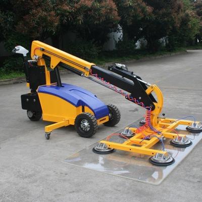 China Multifunctional 360 Degree Rotating Machinery Repair Shops Glass Robot In Vacuum Lifter For Glass Install for sale