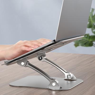 China Foldable and Adjustable Height Laptop Stand Computer Stand Aluminum Adjustable Cooling Notebook Laptop Stands Adjustable for sale