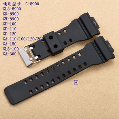 China Wholesale Gshock Replacement Watch Band Comfortable Cheap PU Watch Rubber Wrist Band 18 20 22 Mm Silicone Watch Band for sale