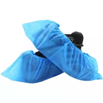 China Other Automatic Disposable PE Shoe Cover Boot Feet Shower Hair Cover Nonwoven Fabric Protect Making Machine for sale