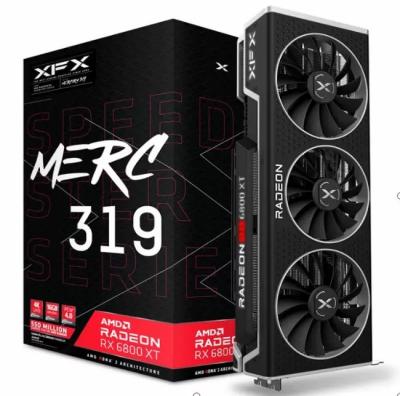 China XFX AMD Radeon RX 6800 XT 16G Workstation Stock Gaming Graphics Card With GDDR6 16GB Memory RX 6800XT Video Card BUY TO GET 2 FREE for sale