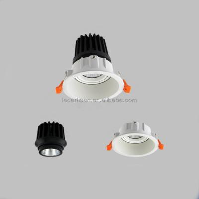 China Modern Good Quality Round&Square Commercial Downlight Lamp 9W 12W 15W for sale