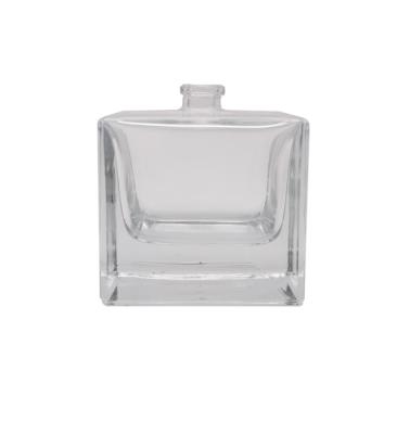 China 30ml 50ml 100ml Cosmetic Bottle Square Perfume Glass High Quality Perfume Bottles for sale