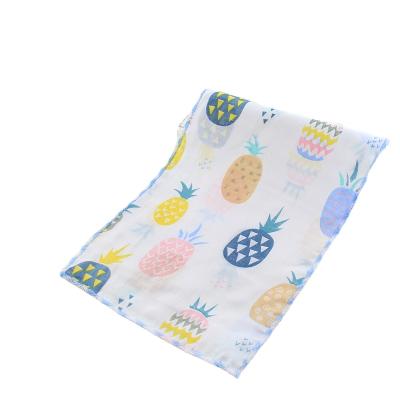 China High Quality Viable Hot Sale Children's Gauze Towel Baby Saliva Towel Baby Bandana Bib 100% Cotton Viable for sale