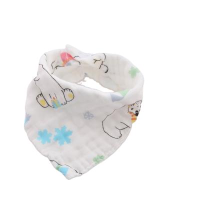 China Toddler Viable Soft Washable Baby Towel Saliva Apron Baby Feeding Bib Wholesale Triangle Baby Bib for sale