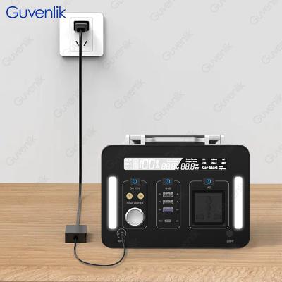 China Guvenlik 500w wireless charging construido no alimentacao de mppt 500wh du DA estacao de fonte d'emergencia du DA c.a DA de portatil d'inversor for sale