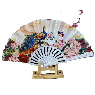 China China Hot Sale Vintage Folding Hand Fan Folding Hand Held Fan China With Different Patterns For Wedding Dance Party Decoration for sale