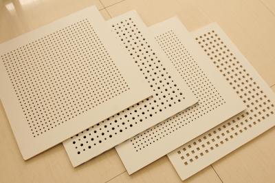 China Acoustical Ceiling Tiles Sheet Perforation Machine For Round / Square Holes for sale