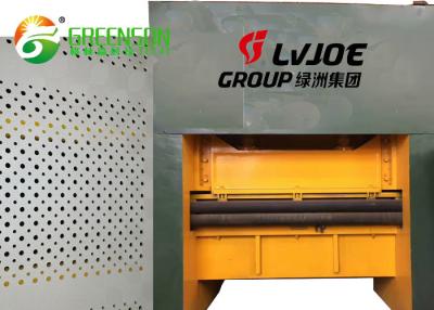 China Soundproof Sheet Perforation Machine , Acoustical Gypsum Ceiling Panel Making Machinery for sale