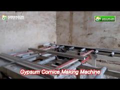 low energy cost high efficiency easy operation gypsum cornice production line