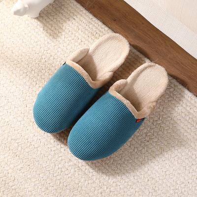 China High Quality Waterproof Soft Anti-skid Soft Warm Men's Bedroom Home Sneaker Shoes Boots Slipper Men's Slippers Winter for sale