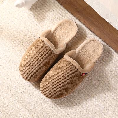 China Wholesale Custom Made Winter Warm Brand Waterproof Autumn Washing PU Home House Men Slippers For Man for sale