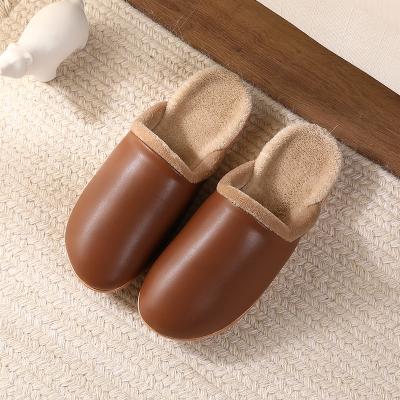 China New EVA Sheet /eva Foam Sheet Waterproof Chinese Lightweight Sole Home Slipper Flanche Velvet Men's Warm Fluffy Slippers for sale