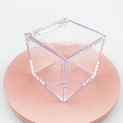 China Recyclable One Stop Service Custom Design Empty Colored Paper Square Shape Clear PVC Eyelash Packaging Box for sale