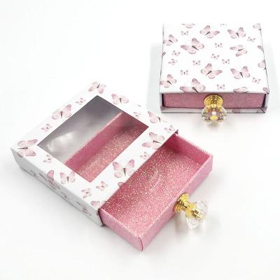 China Recycled Materials Wholesale Anime Eyelashes 25Mm 3D Mink Eyelash Packaging Box Private Seller Label Custom for sale