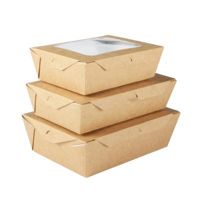 China Verpackung Disposable Customized Product Pie Boxes Cookie Tins Sushi Packaging Paper Box With Window for sale