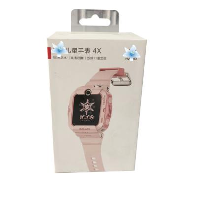 China Top Selling Recyclable High Quality Custom Logo Empty Rigid Cardboard Material Square Form Special Design Custom Paper Gift Box For Watch for sale