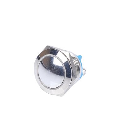 China High Quality Stainless Steel Metal Doorbell Metal 16mm Momentary Push Button Switch With Screw Pins for sale