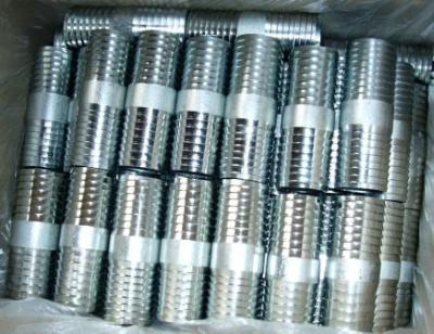 China 1/2-8 galvanized hose nipples for sale