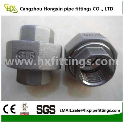 China 1/2“ warf weiblicher Übergangsstück-Edelstahl 304 BSPT Fittings-Klasse 150 zu verkaufen