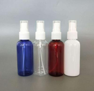 China 50ml plastic clear PET bottle with mist sprayer cap zu verkaufen