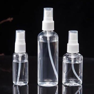 China 30ml 50ml 60ml 100ml Empty PET Pabrik Plastic Alcohol Spray Botol Plastik Pet Bottles en venta