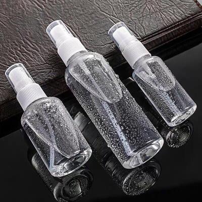 China Manufacturer Fine Clear Empty 30ml 50ml 60ml 100ml PET Mist Spray Bottle For Alcohol Gel Hand Sanitizer en venta