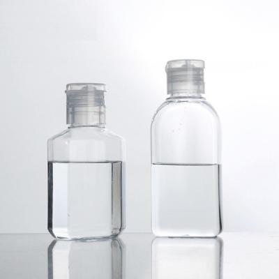 China Plastic Material and PET Plastic Type Transparent Plastic Bottle With Flip Top Cap en venta