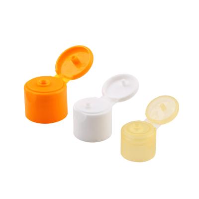 China 28mm snap oval plastic flip cap for shampoo bottle zu verkaufen