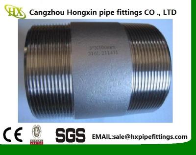 China Branded Pipe Fitting Connector Carbon Steel Pipe Fittings Hose Nipples steel pipe nipples zu verkaufen