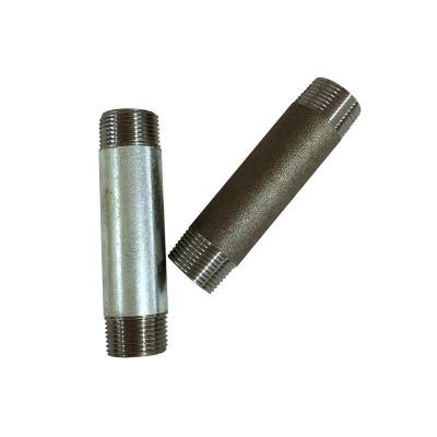 China 1/2-8 Black and galvanized carbon steel pipe nipple for pipe furniture zu verkaufen