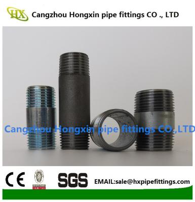 China ANSI B 16.9 Galvanized carbon steel pipe fittings BSP  NPT Thread pipe nipple zu verkaufen