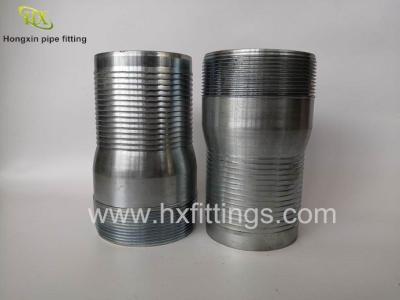 China King nipples with NPT BSP thread hose king combination nipples galvanized KC nipples en venta