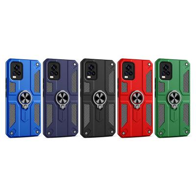 China Shockproof Magnet Back Cover Phone Case With Stand For vivo Y17 Y20 Y51 Y95 Y93 Y50 V20 V20SE V20PRO for sale