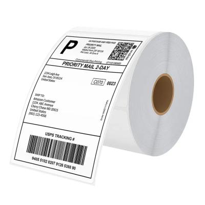 China Roll 100x150 Label Roll 4x6 Waterproof Thermal Sticker 4x6 Address Self Adhesive Paper Shipping Label for sale