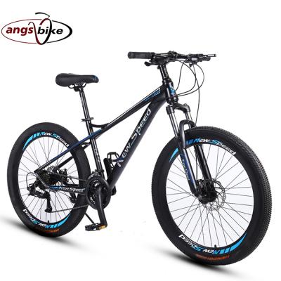 China angsi mountain bike steel frame 21speed steel adult bicycle bicycle for full suspension adult mountain bike for sale