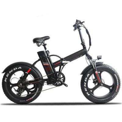 China Aluminum Alloy Outdoor Sports City Folding Bike Bicycle Electric Bike Fat Mountain Electric Tire for sale