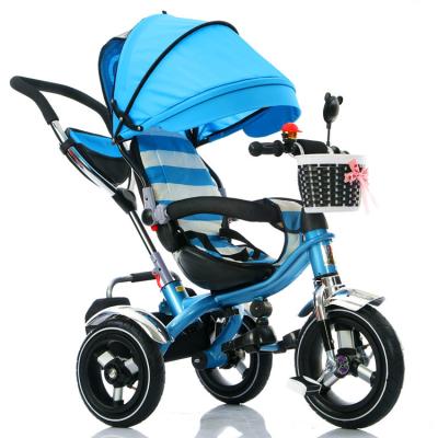 China With Lightweight /music/ Spinning Seat China 3 Wheel Baby Bike Stroller With Light And Music Easy To Fold Safe Kids Bike Baby Tricycle 3 In 1 for sale